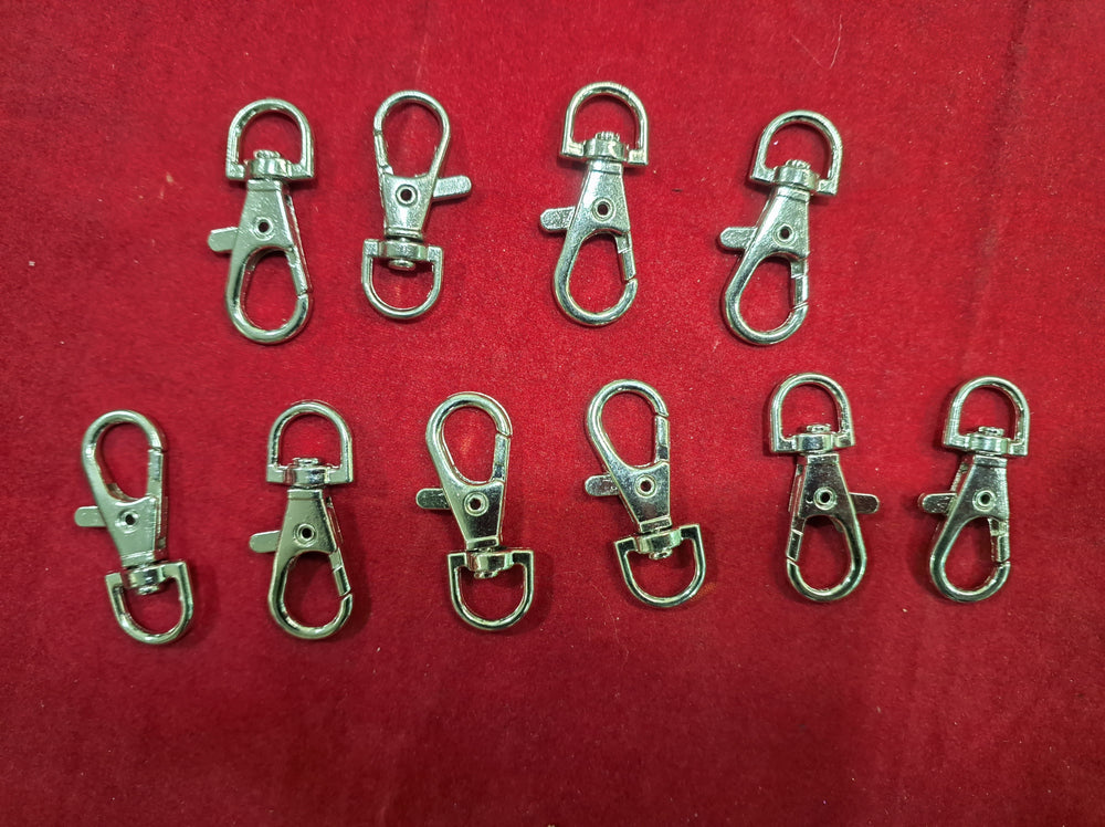 Lobster Hooks 10pc- Silver