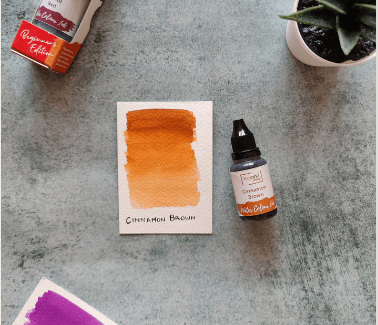 Watercolor Ink- Cinnamon Brown 20ml