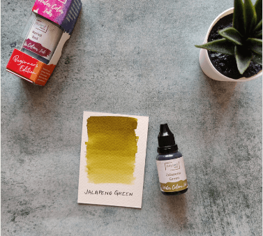 Watercolor Ink- Jalapeno Green 20ml