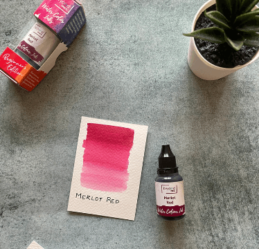 Watercolor Ink- Merlot Red 20ml