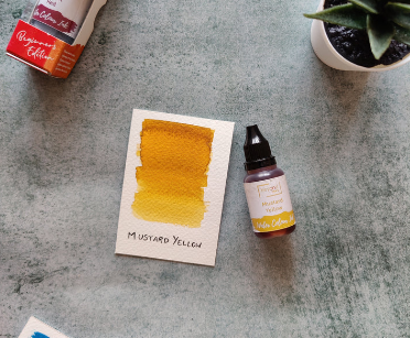 Watercolor Ink- Mustard Yellow 20ml