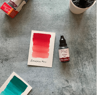 Watercolor Ink- Sangria Red 20ml