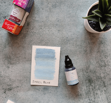 Watercolor Ink- Steel Blue 20ml