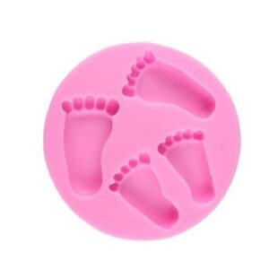 Foot Molds Silicone Mould - Small Feet Mould Cake Decoration - Foot Shapes Chocolate Mold - 1 Piece