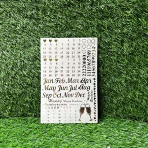 Embossed Sticker Calender
