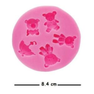 Teddy Bear Umbrella Silicone Mold