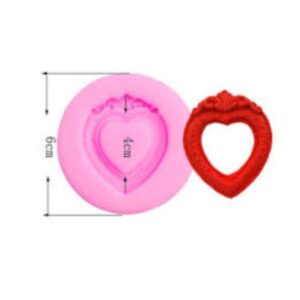 Love Frame Silicone Mold Three-Dimensional Court Lace
