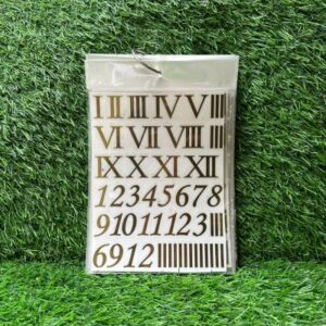 Metallic Sticker : Numbers (A5 Size)