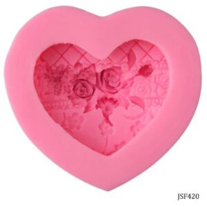 Silicone Mould Heart Pattern