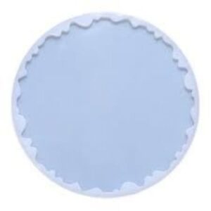 Round Agate Silicone Mould – 8 Inch | 6mm Depth