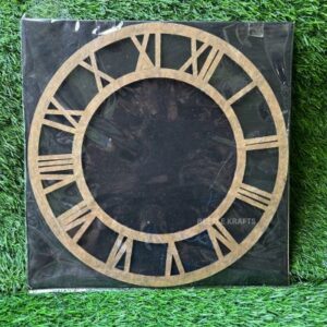 Roman Clock Rings (Black) – All Sizes (8", 10", 12")