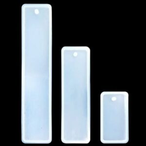 Rectangle Bookmark Mould – Choose Your Size (4" / 6" / 8") | Silicone Mould for Resin, Jesmonite, and DIY Crafts