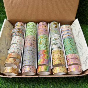 Floral & Patterned Washi Tape – 0.5 Inch | Decorative Craft Tapes (All Designs)