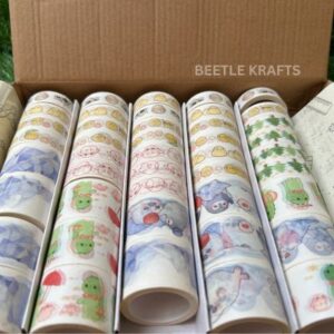 Decorative Washi Tape – Wide & Thin (0.5"–1") | All Designs
