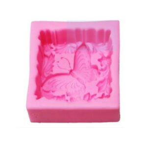 Butterfly Frame Design (8x8x3 Cm) Silicone Mould