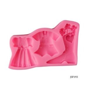 Baby Wadrobe Silicone Mould ( 3 Cavity)