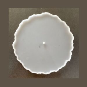 Agate Style Clock Silicone Mould – 8 Inch with Center Hole | 7–8mm Depth