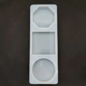 3 in 1 Deep Cast Mould | Round,Square,Hexagon 4 Inch
