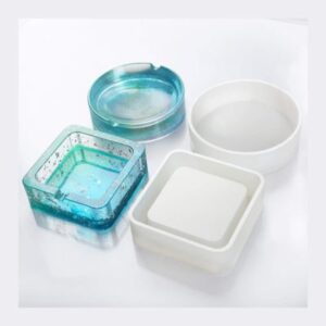 Ash Tray Silicone Mould (3.5 inch) : Round/Square
