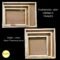 Premium Pinewood + MDF Varmala Preservation Frames – Square & Rectangular | 1 Inch Deep 3D Resin Casting & Floral Keepsake Bases 10 110 3