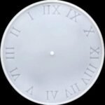 12 INCH CLOCK MOLD ROMAN