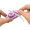 Hand-Operated Plastic Quilling Crimper Machine - Add Texture & Dimension to Your Paper Art (Pack of 1)