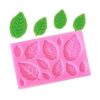 3D Small Leaf Molds Silicone for Sugar Paste, Chocolate, Fondant, Butter, Resin, Polymer Clay, Wax, Soap, Crafting Projects and Cake Decoration Decorating