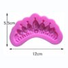 Crown Silicone Mold Wedding Cupcake Topper Fondant Cake Decorating Tools Candy Jewelry Clay Chocolate Gumpaste Mould