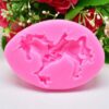 Unicorn Shaped Silicone Chocolate Mold Fondant Cake Mould Baking DIY Tool