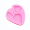 Fan Leaf Silicone Mold Flower Leaves Fondant Cake Mold For Cake Decorating Cupcake Topper Candy Polymer Clay Chocolate Gum Paste