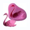 Swan Shape Sugar Fondant Cake Mould Cutter Decorating Tools Silicone Sugarcraft Mold