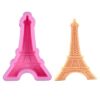Paris Eiffel Tower Silicone Mold, 3D Chocolate Fondant Mold for DIY Cake Decorating, Mini Soap Resin Polymer Clay Mould