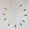 Golden Clock Number Sticks - 1.1 Inch (Set of 12)