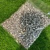 Metallic Silver Dyed Stones (500g)