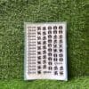 Black Insert Sheet - Auspicious Symbols (Shubh Labh, Swastik, Om, Lakshmi Feet) - A4 Size