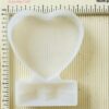 Heart Frame Silicone Mould with Stand – 4 Inch, 20mm Thickness