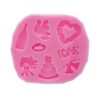 Love Elements Silicone Mould - 8x7.5x0.7 cm