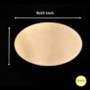 Oval Nameplate MDF (9x14 Inch | 3.5mm Thickness)