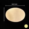 Oval Nameplate MDF (9x12 Inch | 3.5mm Thickness)
