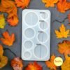 Jewellery / Keyring 8 Cavity Mold | Circle Mould