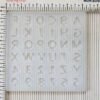 Small Silicone Alphabet Mould (0.6 Inch Height, 2-3mm Depth) - Create Tiny Resin Letters, Fondant Decor & Miniature Crafts