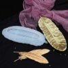 Feather Tray Silicone Mould - 8"x5" (10mm Depth) | Resin Art & Decorative Casting