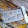 8 Cavity Round Agate & Geode Silicone Mould | Resin Jewellery, Keychains & Craft Charms