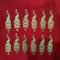 METAL PEACOCK 12PCS GOLDEN 2