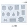 Puzzle Jewellery Silicone Mould - 11.2x15.3cm | Resin Art & Interlocking Designs
