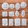 Rakhi / Bracelet Silicone Mould - 12-in-1 Design (Depth 5-6mm, Size 2.5-4cm)