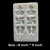 Shubh Labh Silicone Mould - 2 Inch | Resin Art & Auspicious Festive Decor