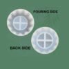 Round Gear T-light Holder Mould - 7.1 x 3.8 x 3.8cm