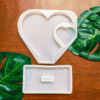 Heart Photo Frame & Stand Silicone Mould - Large 7.2" Resin Art & Home Decor Mould (Hanging & Tabletop Display)