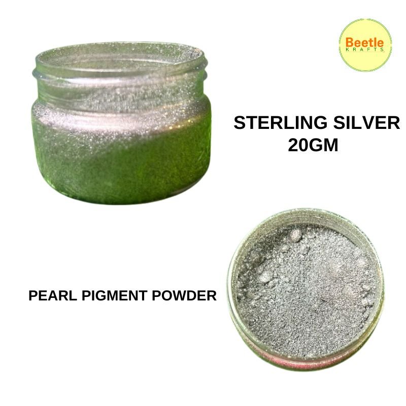 Buy Sterling Silver Metallic Pigment Powder 25gm for Art
